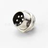 Conector industrial hexagonal de aviação GX12 5 pinos/6 pinos/7 pinos rosca estendida painel soquete de placa única