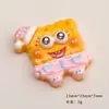 Accesorios de Resina DIY de Dibujos Animados Joyería Pijamas Haibao Pegamento de Crema Pasador Funda para Teléfono Móvil Hebilla de Zapato Llavero Colgante con