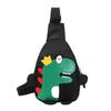 Bolsa infantil atacado bolsa de peito infantil casual mochila transversal nova bolsa de peito fofa pequena de dinossauro