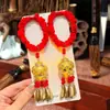 Accesorios para el Cabello de Año Nuevo Borla Lámpara de Palacio Cabello Pasador de Cabello Pasador de Cabello Luminoso de Alta Calidad Tocados Antiguos para Mujer Accesorios Combinables Diarios Hanfu
