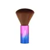 Cepillo Multicolor Electroplateado para Recortar el Cabello, Cepillo de Nylon Suave para Cuello, Herramienta Especial para Salón de Peluquería para Limpieza de Cortes de Cabello y Peluquería