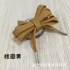 Cuerda de cintura de cinta plana hueca de poliéster de doble capa de 1 cm cuerda para sombrero cordón cabeza metálica accesorios para ropa cuerda tejida venta al por mayor