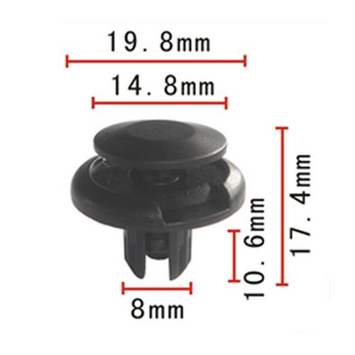 100x-New-For-Honda-Acura-Push-