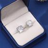 Novo Design Simples Micro-incrustado Zircon Brincos Quadrados Feminino Estilo Coreano Moda Ins Trendy Sugar Brincos Source Factory
