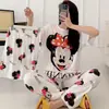 Pijama para Mujer, Estilo Ins de Verano, Holgado, Talla Grande, Pantalón Corto, Ropa de Casa, Se Puede Usar Afuera, Conjunto de Tres Piezas de Verano, Dibujos Animados