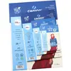 Caderno de Aquarela Canson Francês Canson 1557 A3 A4 A5 Textura Fina 250g Colado de Um Lado Caderno de Desenho 20 Folhas