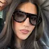 Gafas de sol ovaladas versátiles de alta gama con forma de sapo retro para mujer, tendencia europea y americana, protección solar para exteriores, a la moda, gafas de sol transfronterizas para hombre