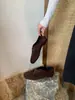Zapatos planos cuadrados de estilo retro sin cordones para mujer, nueva colección otoño 2026, zapatos de abuela de tacón bajo, adelgazantes y adecuados para ir al trabajo