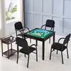 Mesa de Mahjong de Madeira Maciça para Casa Mesa de Mahjong Simples Esfregada à Mão Mesa de Jantar de Dormitório Mesa de Duplo Propósito Mesa de Xadrez e Cartas Mesa de Mahjong