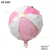 Novo Balão de Folha de Alumínio Flamingo Praia Havaí Abacaxi Boia de Natação Palmeira Tropical Coqueiro Decoração com Balão