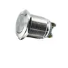 Leniu 19mm sin luz interruptor de botón metálico de auto-recuperación pie de tornillo de cabeza plana interruptor de botón de auto-bloqueo normalmente abierto
