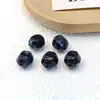 Contas Irregulares em Barril de Duas Cores de 11 mm com Furos, Contas Soltas para Pingentes de Carro, Colares de Celular, Acessórios de Joias Vintage de Jade Sintético
