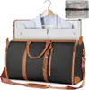 Bolsa de Hombro Multifuncional de Gran Capacidad, Bolsa de Equipaje Plegable para Traje, Bolso de PU Conveniente para Viajes