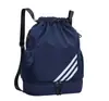 Mochila con cordón, Estilo nuevo, Gran capacidad, Ligera, Separación de seco y húmedo, Bolsa de viaje para natación, Baloncesto