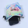 Bolsa de Armazenamento de Moedas para Celular, Bolsa de Pulso Personalizada com Fotos, Bolsa de Mão de Menina de Anime Desenho Animado, Lona Jacquard Personalizada