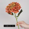 Flor de Hortênsia Artificial 3D de Haste Única com Toque de Luxo para Decoração de Casa Sala de Estar Arco de Casamento Flor Falsa Atacado Transfronteiriço