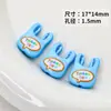 Bolso de Mano Colorido Pintura Acrílica Bolsa de Basura a Través del Agujero Joyería DIY Accesorios con Cuentas Cadena para Teléfono Móvil Llavero