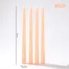 Vela Larga en Espiral Estilo Europeo de 30 CM Sin Humo Sin Olor Color Morandi Cera Banquete de Boda Festival Vela Cónica