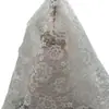 Tejido de Encaje Nuevo Personalizado No Elástico con Bordado en Relieve para Vestidos de Moda y Vestidos de Novia