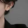 Selección de arte Mini aretes sin agujeros para las orejas Personalidad Temperamento moderno Dulce Diseño japonés y coreano Sentido del oído Pequeño clip de oreja de avión con incrustaciones de diamantes