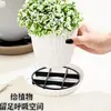 Suporte de base respirável para vasos de flores, tapete elevado para vaso de flores, suporte durável e espessado respirável anti-apodrecimento das raízes