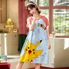 Pijamas para Mulheres, Camisolas de Verão, Roupas Fofas de Estudante Estilo Coreano, Roupas Doces de Casa com Desenho Animado, Camisolas de Verão para Meninas para Usar Fora