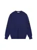 26 Cruzando Fronteras Clásico Piedra Color Sólido Cuello Redondo Insignia Manga Larga Suéter Deportivo Unisex Pareja Versión Correcta