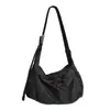 Bolsa de Ombro Grande Capacidade para o Dia a Dia Bolsa Tote Casual de Nylon para Homens e Mulheres Bolsa Transversal à Prova d'Água Estilo Esportivo