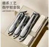 Set Portátil de Cortauñas de Belleza Anti-Salpicaduras, Herramientas de Manicura, Tijeras para Uñas, Cortauñas, Tijeras de Alta Calidad al por Mayor