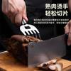 Protector de Mano Nuevo de Garra de Oso de Acero Inoxidable Dispositivo Doméstico Multifuncional Anti-quemaduras para Cortar Verduras y Desgarrar Carne para Cocinas de Hotel