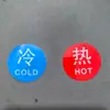 Adesivos de Logo Quente e Frio Banheiro de Hotel Banheiro de Casa Adesivo de Parede para Banheiro Etiqueta de Interruptor Placa Lembrete de Acrílico