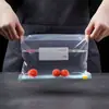 Bolsa Sellada de Grado Alimenticio, Bolsa para Conservar Frescura, Bolsa Doméstica Tipo Zipper Ziplock, Bolsa Gruesa para Almacenamiento en Congelador y Refrigerador, Bolsa para Almacenamiento de Alimentos