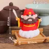 Deus da Riqueza Desenho Animado, Buda, Boneco de Plástico Macio, Celebridade da Internet, Enfeites Divertidos para Decoração de Bolo de Aniversário Chinês