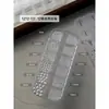 Accesorios para Uñas con Perlas de Alto Brillo Mezclados Base Plana Agujero Semi-Circular Ausente Estéreo Blanco Tamaño Completo del Círculo Accesorios para Uñas con Perlas