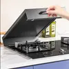 Prateleira de Armazenamento para Cozinha Tampa de Fogão a Gás de Aço Carbono Utensílios de Cozinha Suporte para Tampo de Fogão a Gás Fogão de Indução Prateleira de Bancada