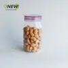 Botella redonda de plástico para mascotas de 380 ml, frasco de plástico, botella sellada, frasco de grado alimenticio, empaque para mariscos y frutas secas, frasco para té perfumado en polvo y snacks