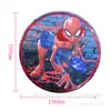 Patch Bordado Capitão América com Lantejoulas Impressas, Patch de Tecido Bordado, Patch Bordado com Lantejoulas, Acessórios para Roupas