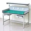 Mesa de Trabajo Antiestática de Fábrica Taller de Moldeo por Inyección Ensamblaje Empaque Acero Inoxidable Mesa de Pruebas de Inspección y Mantenimiento Escritorio de Operación