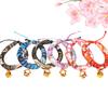 Collar estilo japonés de dibujos animados con campana y estilo Joyería hecha a mano Collar para perro gato mascota