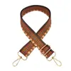 Nuevo color transferencia de calor flor correa ancha para el hombro bolso de moda accesorios de embalaje cinta bandolera larga correa cruzada transfronterizo