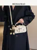 Fábrica de Origem Bolsa do Norte Novo Estilo Transfronteiriço Bolsa de Mão Pequena Fresca e Simples para Mulheres, Bolsa Quadrada Pequena da Moda, Bolsa Transversal de Ombro