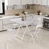 Mesa Dobrável Mesa de Jantar Doméstica Pequeno Apartamento Mesa de Jantar Quadrada Mesa Simples Aluguel Portátil Simples Pequena Mesa Quadrada