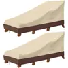 Oferta Caliente de Amazon Set de Dos Piezas Tela Oxford 210D Funda para Silla de Jardín Exterior a Prueba de Polvo Cubierta Protectora para Silla al Aire Libre