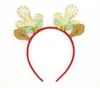 Nueva diadema de cuernos de Navidad fiesta navideña diadema navideña accesorios para el cabello accesorios para actuaciones infantiles venta al por mayor