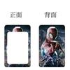 Juego de tarjetas de animación de mundo paralelo de la expedición del héroe de Marvel Spider-Man, bolsa para tarjetas de comida para estudiantes, juego de tarjetas de autobús con cordón largo