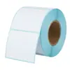 Papel para etiquetas térmicas 60x40 à prova d'água, à prova de poeira e à prova de choque, papel para impressão de etiquetas de envio de correio em branco autoadesivo, personalização de adesivos de código de barras de preço