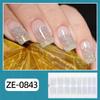 Zhengxiang Pegatinas para Uñas en Stock Impermeables Estilo Ins Película de Esmalte para Uñas Brillo Degradado Arte de Uñas Pegatinas para Uñas de Gel Sin Curado