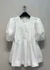 Nova Camisa Qianhe Primavera/Verão Estilo Retrô Japonês com Mangas Bufantes, Ajuste na Cintura, Emagrecimento para Mulheres, Top Solto e Estiloso para o Dia a Dia