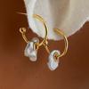 181/00 aretes de alfiler 92 aretes de cuentas naturales diseño de nicho temperamento simple fáciles de combinar hermosos C7-9