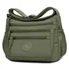 Bolsa de maternidad de nylon multicapa de gran capacidad para comercio exterior transfronterizo, bolsa de hombro cruzada casual, impermeable, a la moda, simple
